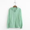 Summer Plus Size Women's Hooded Sun Protection Cardigan - Long Sleeve Versatile Jacket