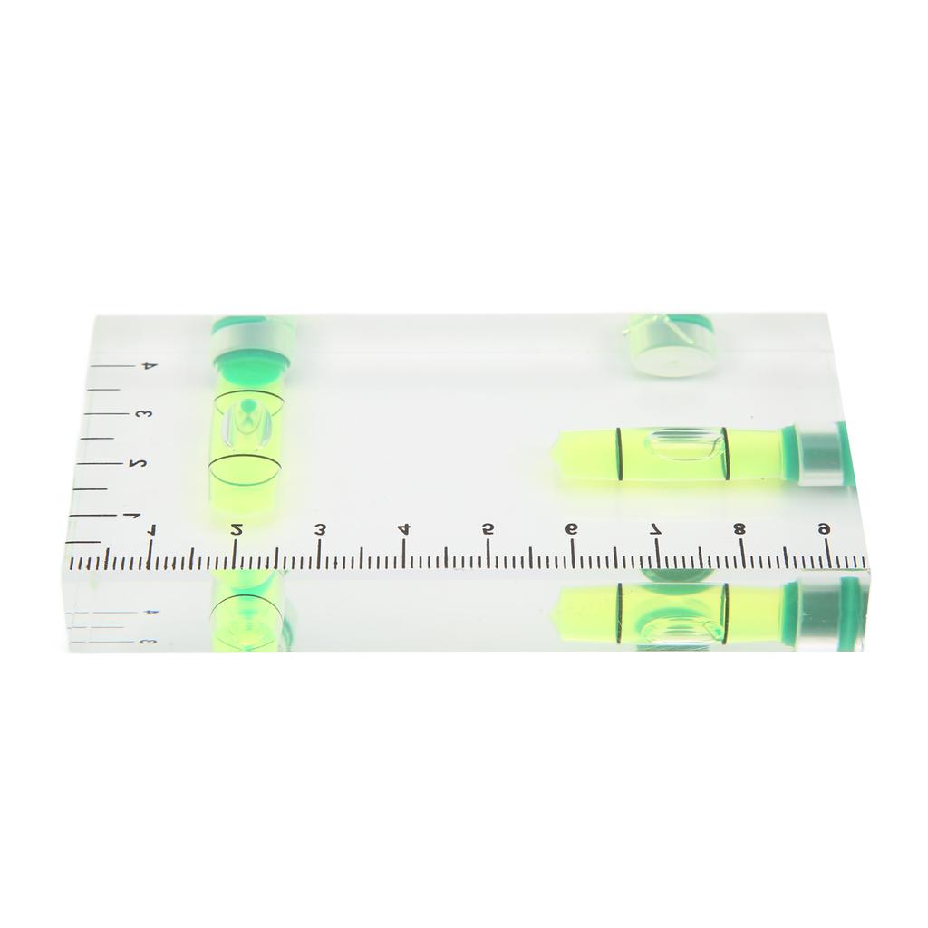 Two Dimensional Horizontal Bubble Level Portable Two Way Integrated Level for Picture Frame