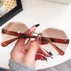 Gradient Lens Eyeglasse Outdoor UV Protective Shades Eyeglasses for Women Men Colorful Sunglasses