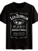 Vintage Rock Band Print Unisex T-Shirt