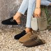 *Fashiable Round Toe Sexy and Comfortable Flat Shoes Spring and Summer New Baotou Elegant Casual Slippers for Women
