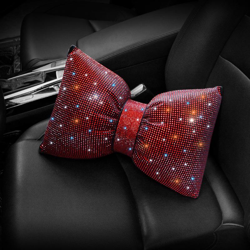 

Подушка для шеи и талии в автомобиль с разноцветными бриллиантами для женщин