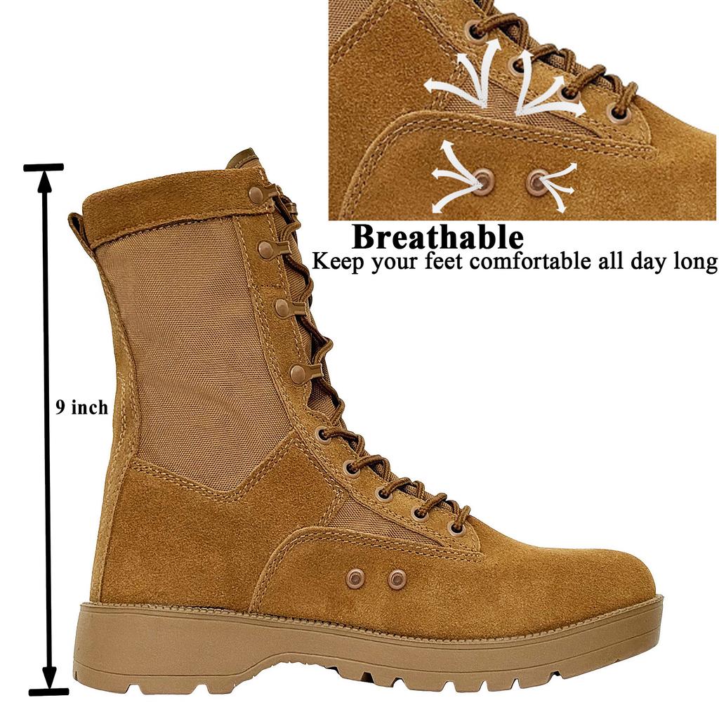 LAHORS® New Man Combat Tactical Boots Waterproof Outdoor Hiking Shoes Desert Army Boots Breathable Male Ankle Boots