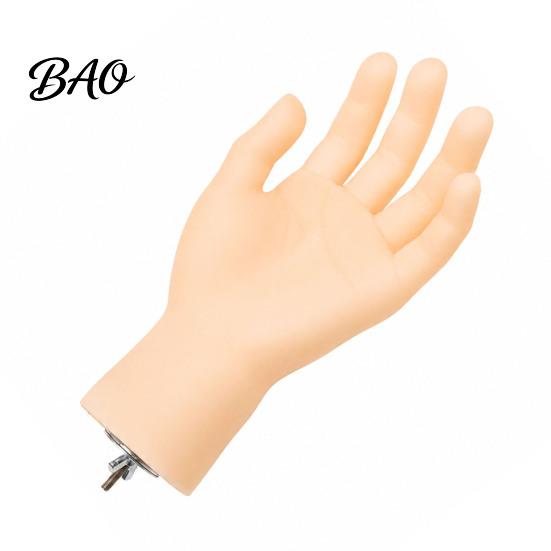 Realistic Hand Bird Perch Hand-Shaped Parrot Perch, Stand with Screw Fastener, Cockatiel Resting Platform Cage for Budgie Cockatiels, Desensitization