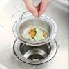 Stainless Steel Kitchen Sink Filter Garbage Food Residue Hair Catcher Sink Dishwasher Hopper Anti Clog Drain Filter Kitchen Bathroom Accessories