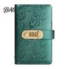 Security Cash Binder A6 Password Lock Budget Organizer, PU Leather And Relief Cover, Savings Tracker 100 Pocket Challenge Booklet for Personal Finance