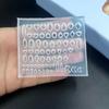 Flexible Silicone Nail Art Molds Silicone Texture Nail Art Stencil Crafting Molds for Repeated Use In Creative Designs
