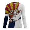 Camicia da pesca da uomo/Top mimetico con protezione UV, Camicia da pesca a maniche lunghe da uomo UPF50+/Abbigliamento da uomo per sport all'aperto estivi
