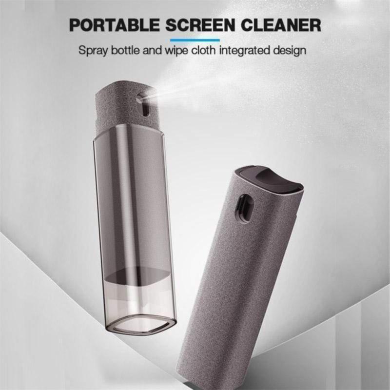 Fingerabdrucksicheres Bildschirmreiniger-Set, tragbares LCD-Bildschirm-Reinigungsspray-Werkzeug für Handy-Tablets