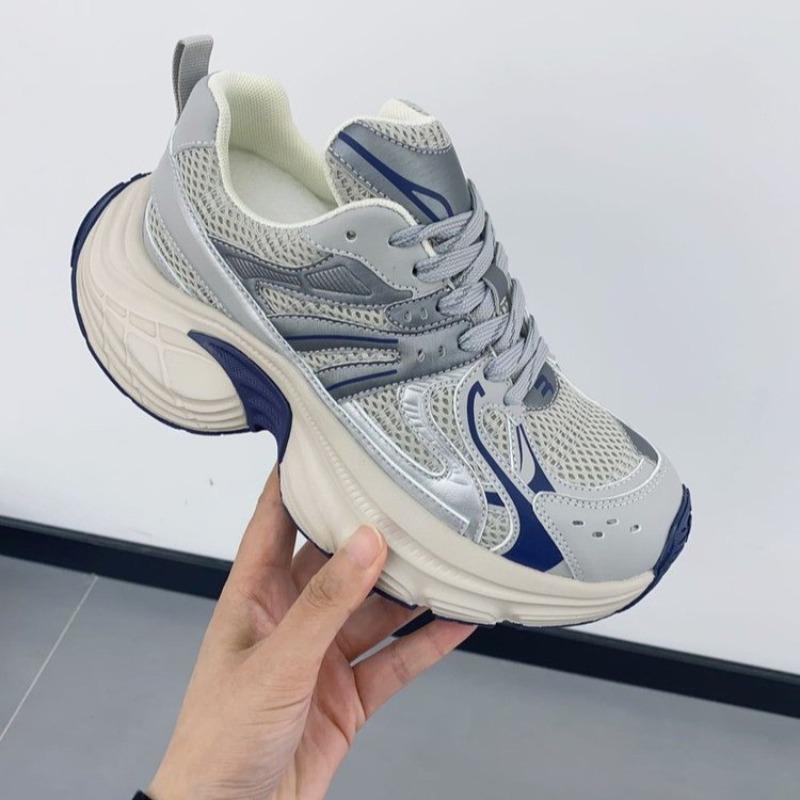 Mesh dad shoes women's autumn new small thick-soled breathable fashion casual sports shoes women
