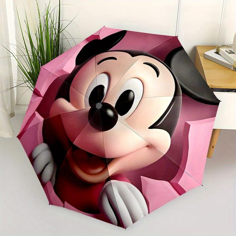1pc Mickey Mouse Automatic Open/close, All-Season Portable Folding Umbrella, Perfect Gift for Friends  y250807045