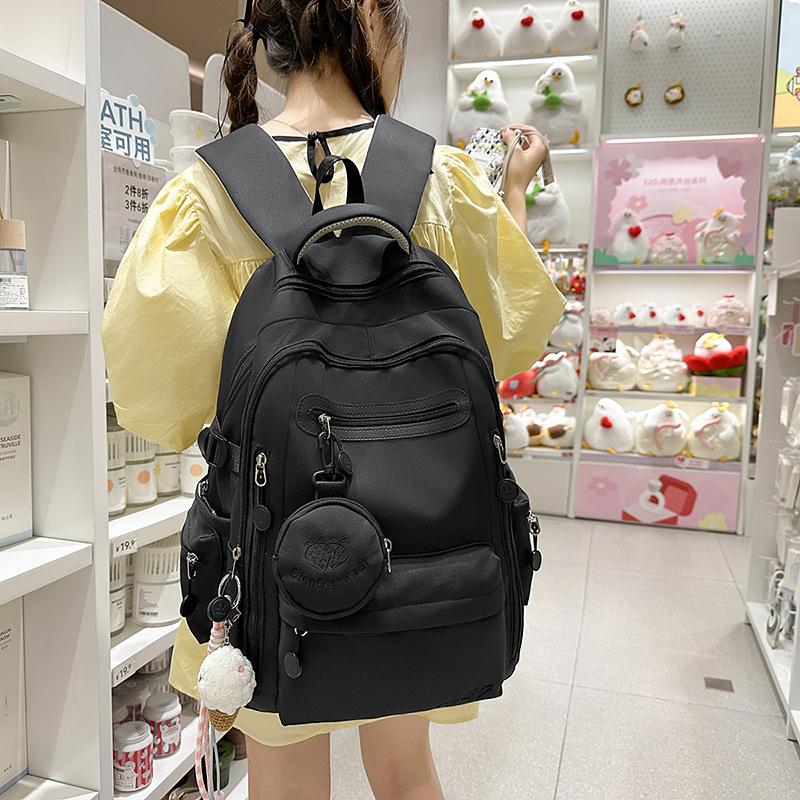 Junior School Bag Women's Large Capacity Backpack Student Backpack Computer Bag