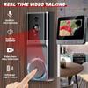 WiFi Wireless Intercom Smart Doorbell 4.3inch IPS Screen Video Security Camera Two-Way Intercom HD Surveillance Camera