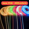3MM Ultra-dünnes COB LED-Streifen 5V Bunt Dimmbar 3000K 4000K 6000K Hohe Dichte Flexibles Licht 400 LEDs für DIY Heimdeko Lampe