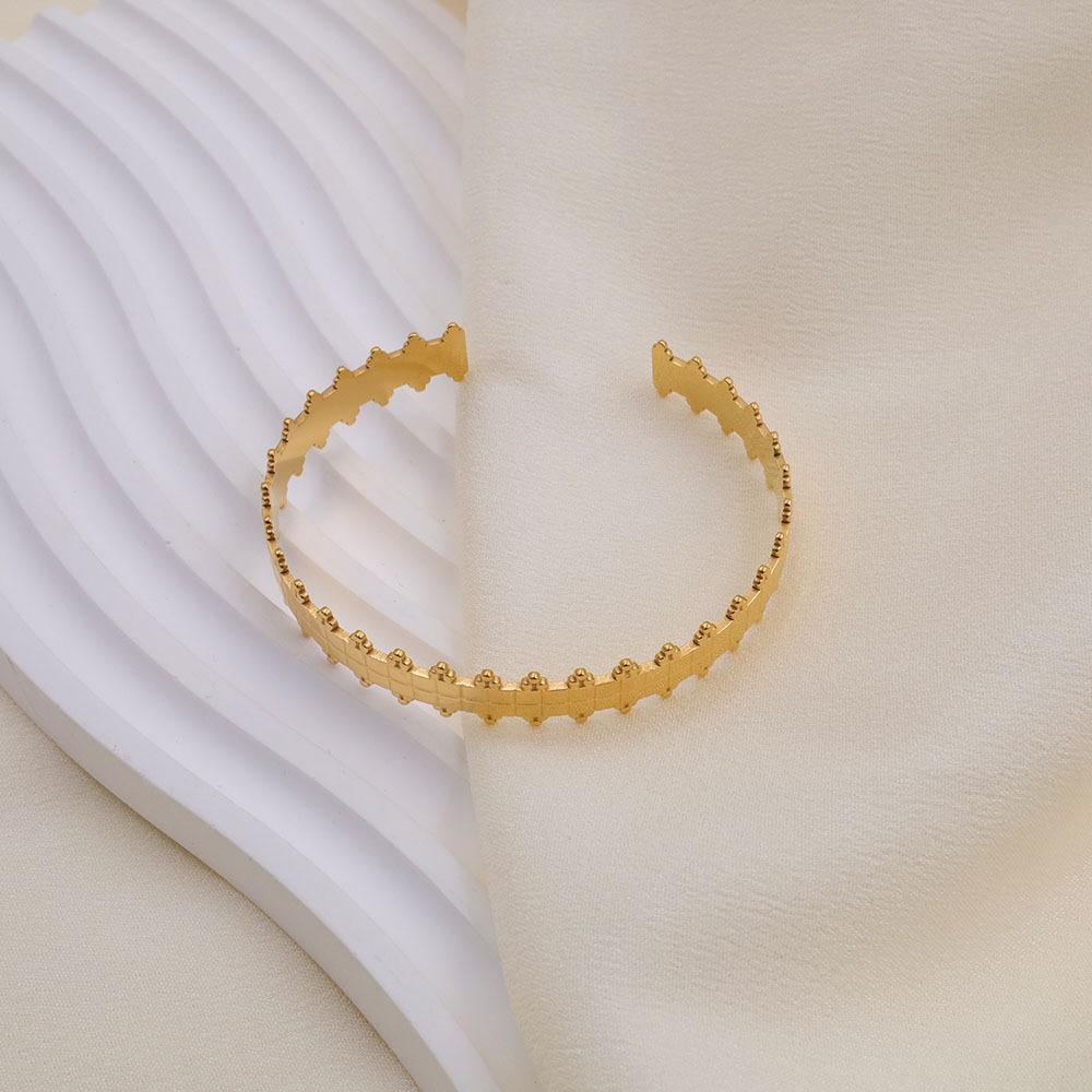 Fashion Popular Metal Geometric Shape Titanium Steel Korean Temperament Personalized Bracelet Jewelry