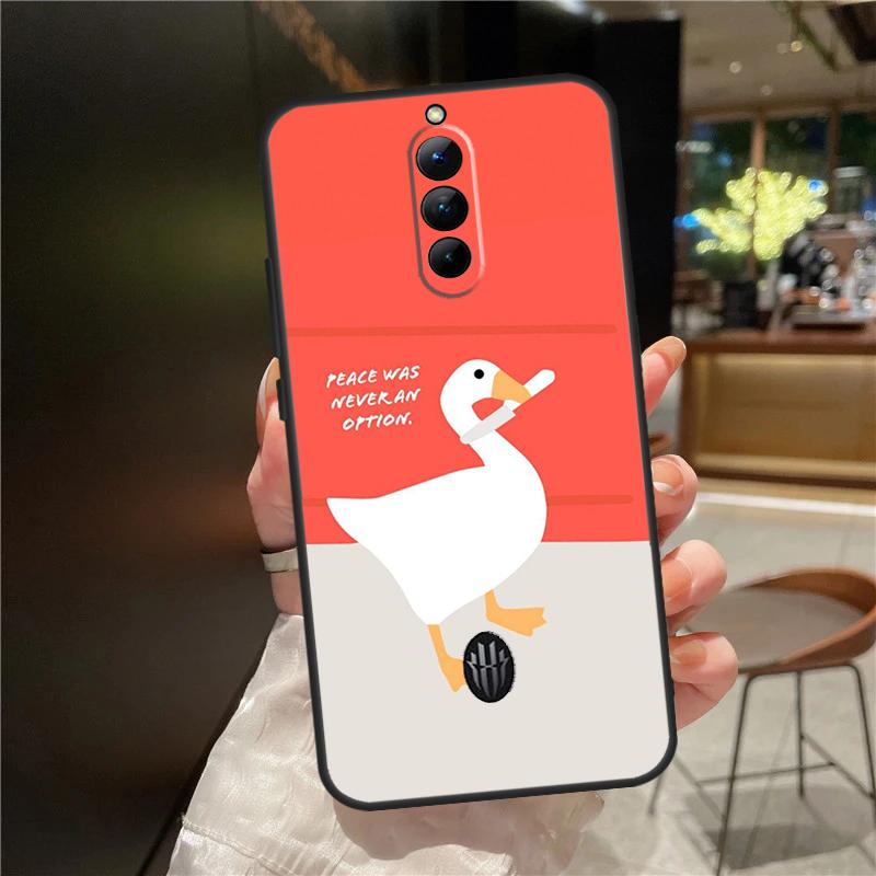 Cartoon Funny Goose Case For ZTE Nubia Red Magic 10S 9S 8S 10 9 8 11 Pro Plus 6 7 6S 7S For RedMagic 10 Air Cover