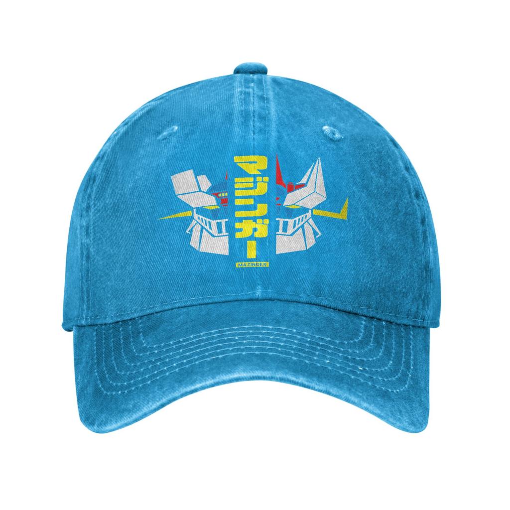 Mazinger Z and Great Mazinger Anime Gift Baseball Caps Peaked Cap Mazinger Z Sun Shade Hats for Unisex