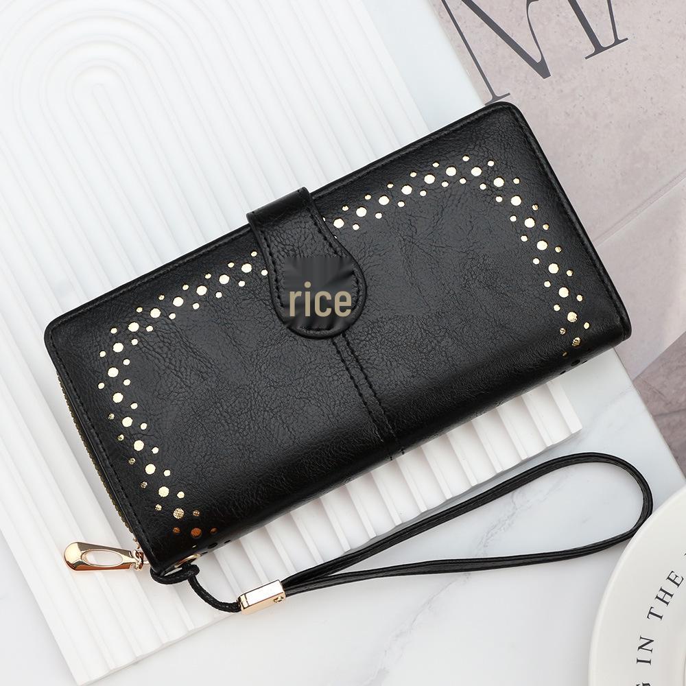 Women's Long PU Wallet: Fashion Clutch with Large Capacity Card Holder