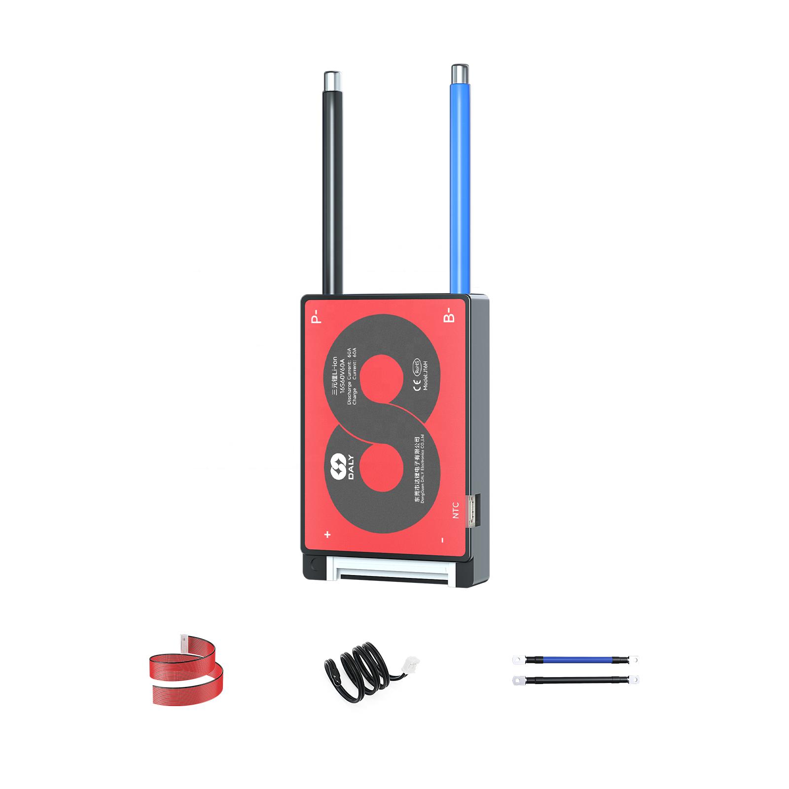 Daly 16S 60V Li-ion BMS For Lithium ion Battery Pack Electric Scooter Bike 16S 60V 60A Daly 18650 3.7V 60AH BMS Board Hardware BMS Li-ion 16S 60V 60A