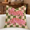 Polyester Retro 70s Animal Cushion Cover Natural Breathable Durable Printed Decor Pillow Case Sofa Bedroom Decor PillowCover