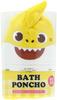 Skater Baby Shark Hooded Bath 108cm x 92cm Poncho, Moisture-Wicking, Quick-Drying, (BPO1-A)