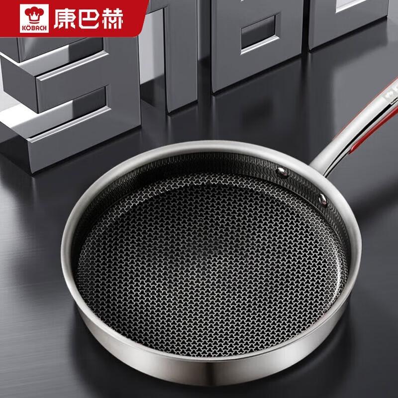 

Kangbahe 316L Stainless Steel Non-stick Frying Pan