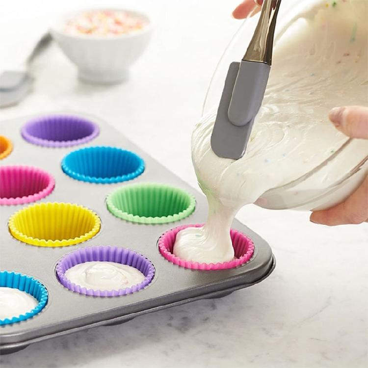 Cupcake Cup Baking Silicone Mold Cupcake and Muffins Cupcake Mould for DIY