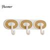 Decorative Storage Hook Adhesive Hook, Load-Bearing Wall Hanger, with High-Adhesive Backing Heavy Duty Retro Style for Bathroom Kitchen Entrance Hall
