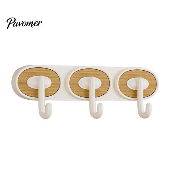 Decorative Storage Hook Adhesive Hook, Load-Bearing Wall Hanger, with High-Adhesive Backing Heavy Duty Retro Style for Bathroom Kitchen Entrance Hall