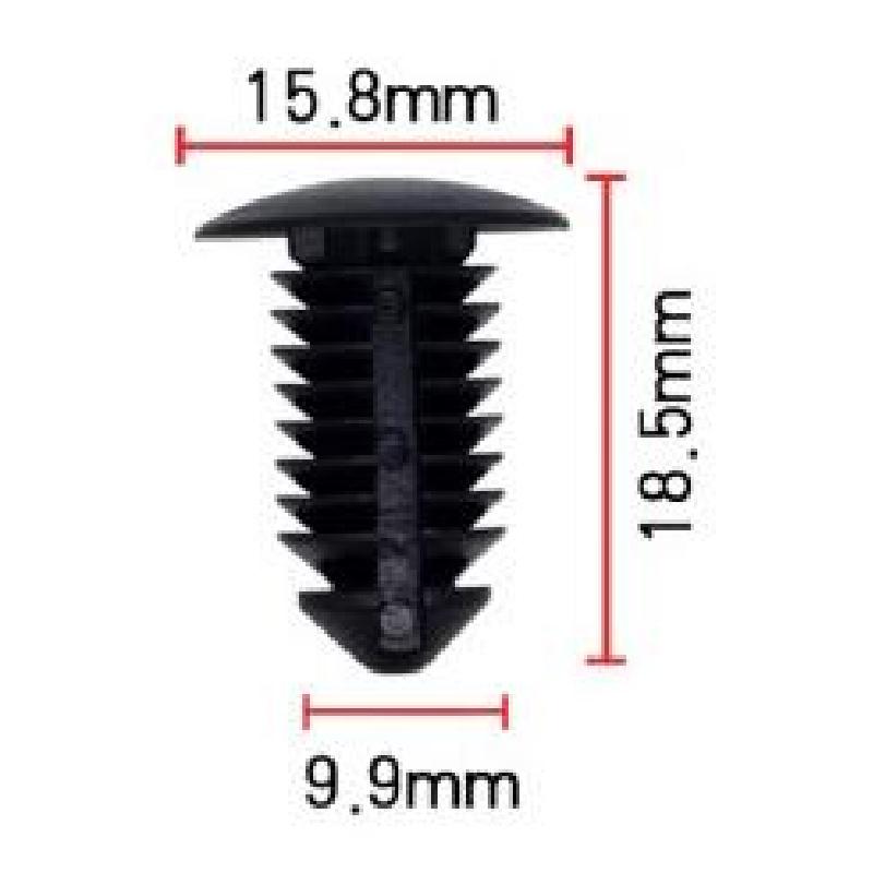 Universal Car Rear Trunk Interior Roof Trim Panel Moulding Clip Clips Fasteners