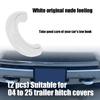2Pcs Universal Fit Tow Hook Protector Front Tow Hook Cover Set Smooth Tow Hook Cover Protection Suitable for F150