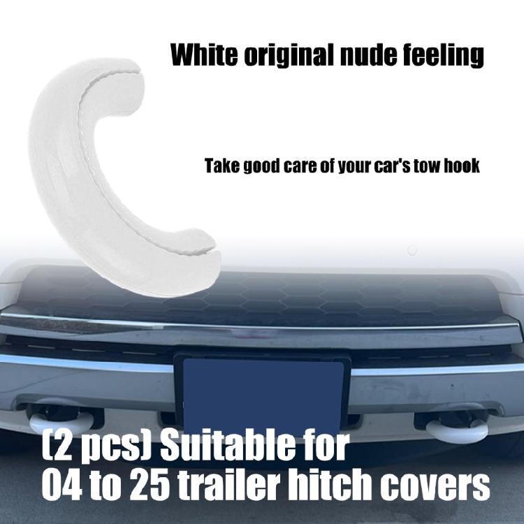 2Pcs Universal Fit Tow Hook Protector Front Tow Hook Cover Set Smooth Tow Hook Cover Protection Suitable for F150