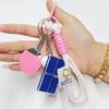 Bag Hanging Badminton Pendant Shuttlecock Table Tennis Keyring  Jewelry Gift