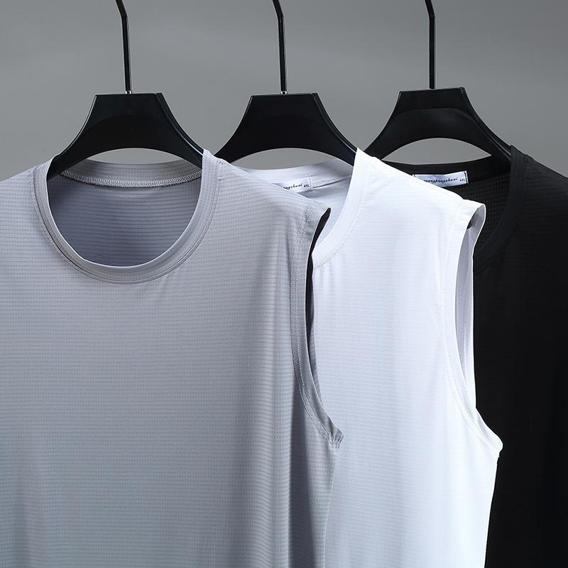 Taglie Forti 4XL-10XL T-shirt Oversize Senza Maniche da Uomo Top Estivi T-shirt Casual Abbigliamento Estivo