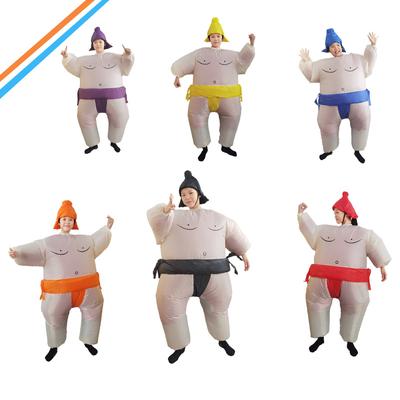 Tiktok Sumo aufblasbares Kostüm Lustiges dickes Puppenkostüm Aufblasbares Kostüm Eltern-Kind-Party-Performance