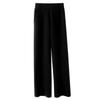Fashion Elegant Drawstring Loose Wide Leg Pants Women Autumn Solid Casual Winter Slim Fit Woman Pants Vintage High Waist Office Ladies Trousers 2359
