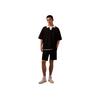 Calvin Klein Drawstring Waist Minimalist Embroidered Commuter Knit Casual Shorts Men Shorts Space-Black J326348