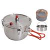 Outdoor Portable Micro-Pressure Cooker, Steaming Pot, Food-Grade 304 Stainless Steel, Safe And Explosion-Proof, Camping Cookware