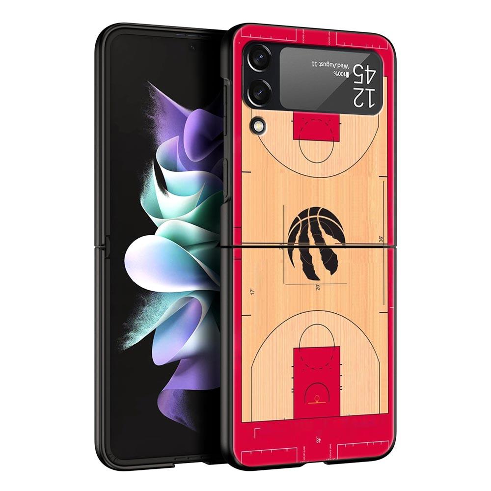 Football Basketball Tactical Board Hard PC Phone Case For Samsung Galaxy Z Flip 7 6 5 4 Black Cover For Galaxy Z Flip 3 Foldable