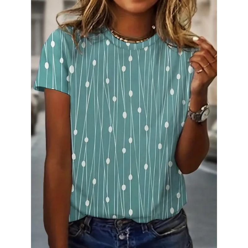 2 New Fashion Casual Versatile Women's Short-sleeved Shirts Can Come To the Picture