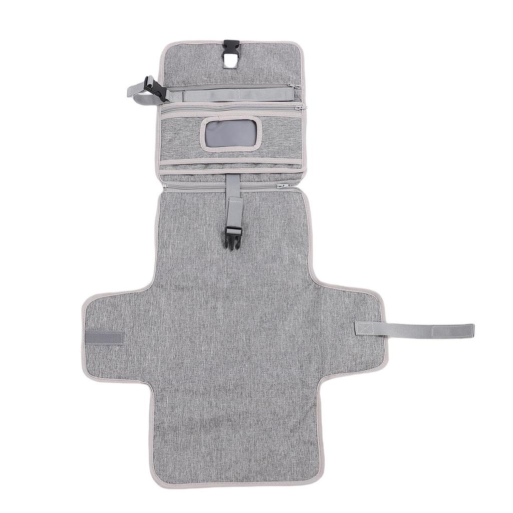 Newborn Changing Mat with Wet Wipe Holder Water Proof Portable Baby Diaper Changer Pad for Travel