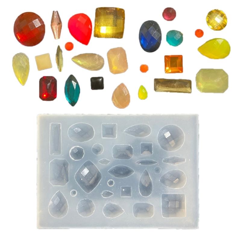 Diamond Accessories Mould Flexible Silicone Mold for DIY Crafts Jewelry Supplies