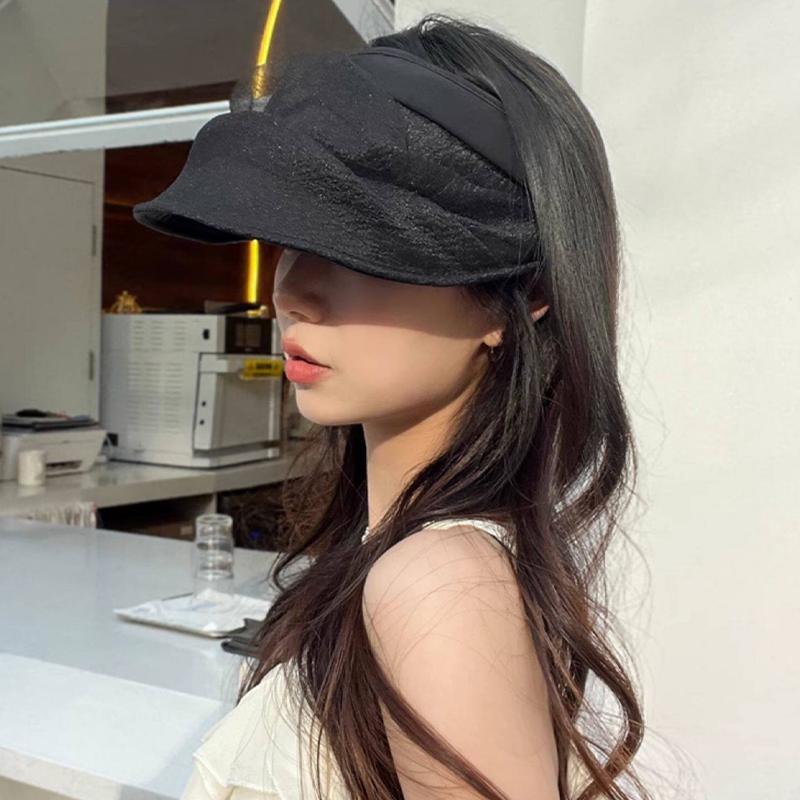 Crownless Sun Hat UPF50 Plus for Women Foldable Headband UV Protection for Summer Beach Hiking Trips