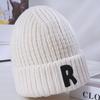 Women's New Winter Knitted Hat Korean Style Trendy Versatile Big Head Circumference Face Small Windproof Ear Protection Wool Hat