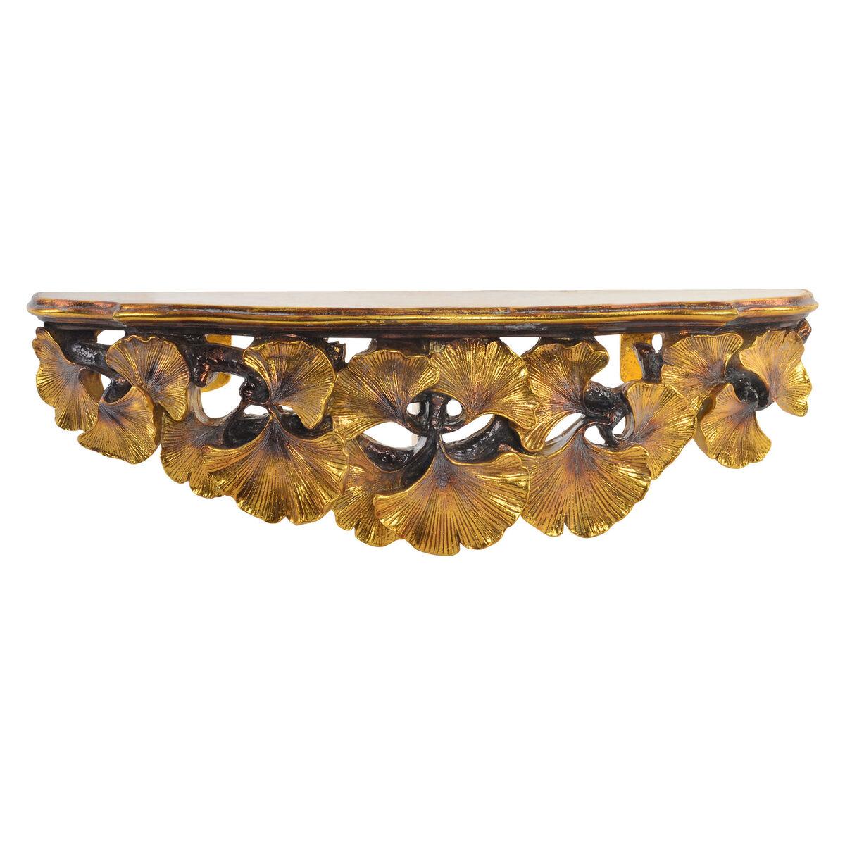 

DKD Home Decor Полка Золотая сусальная часть растения 46 х 11,5 х 14 см Смола