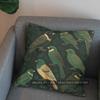 2D Golden Birds And Leaves Starry Pillow Cover Pattern Cushion Cover Suitable For Sofa Bedroom Car Pillow Cover