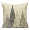 Black White Letter Cushion Cover Polyester Animal Bear Deer Stripes Pillow Case Sofa Bedroom Chair Home Decor Pillow Cover