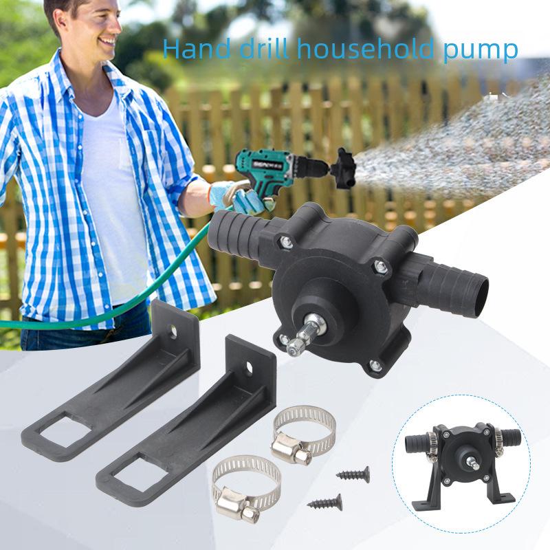 Hand Drill Micro Self-Priming Water Pump for Household Use