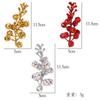 10PCS Christmas Red Fruit 12 Head Foam Dusting Berry with Wire Christmas Wreath Rattan Decoration Christmas Accessories