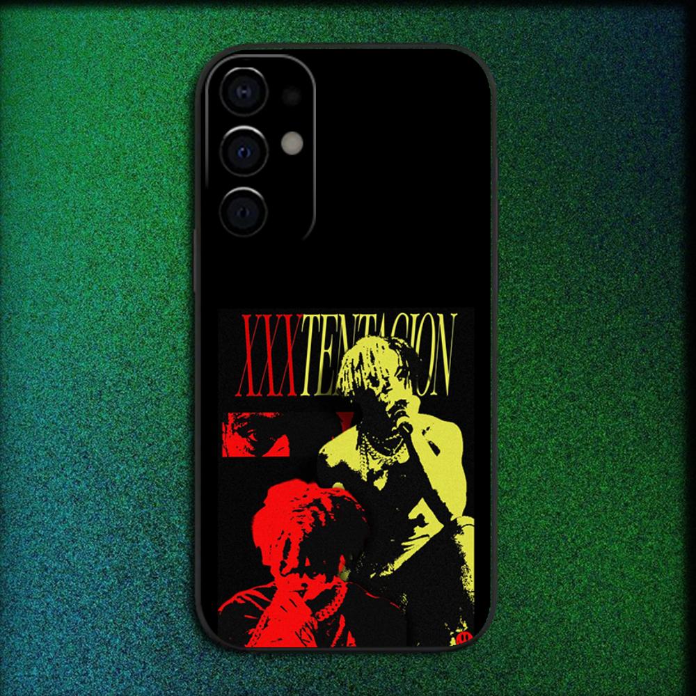 Rapper X-XXXTentacionS Phone Case For Samsung S25,S24,S21,S22,S23,S30,Ultra,S20,Plus,Fe,Lite,Note,10,9,5G Black Cover
